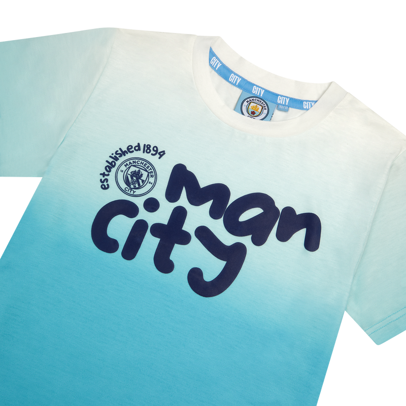 MCFC KIDS OMBRE PUFF TSHIRT - blue