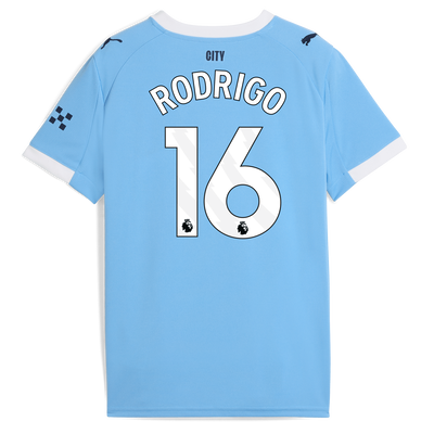 Manchester City Thuisshirt 2025/26 voor kinderen en RODRIGO 16 bedrukking