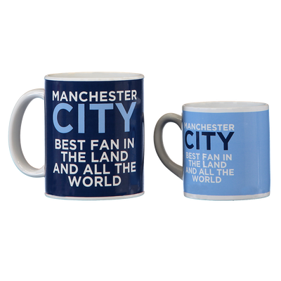 Manchester City Mini Me Mug Set