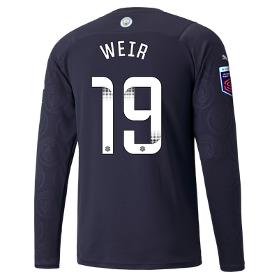 Manchester City 3rd Shirt Long Sleeve 21/22 with Caroline Weir printing