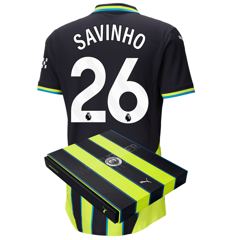 MENS AUTHENTIC Away SHIRT SS-SAVINHO-26-EPL-PLC - 