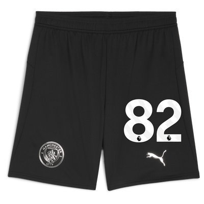 Manchester City Football Shorts 2025/26 with #82