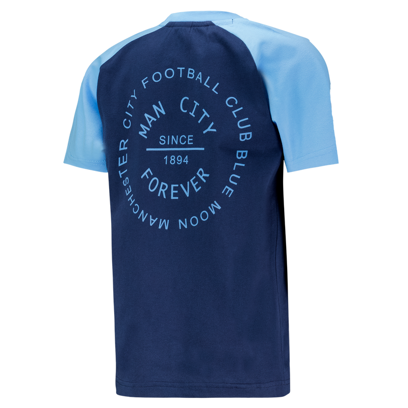 MCFC FW KIDS BACK GRAPHIC RAGLAN TSHIRT - navy