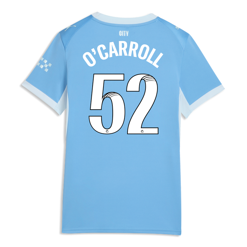 Women's Man City Home Jersey 2026/27 With O'CARROLL 52 Printing  blue-icy blue - Size XS from polyester for females  - Official Manchester City FC store