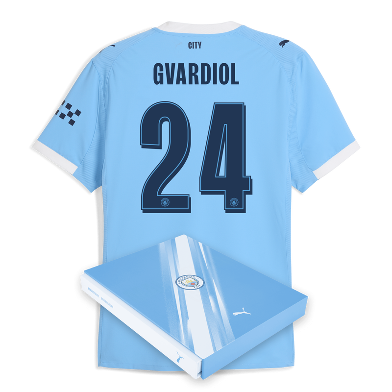 MENS AUTHENTIC Home SHIRT SS-GVARDIOL-24-EPL-PL - 