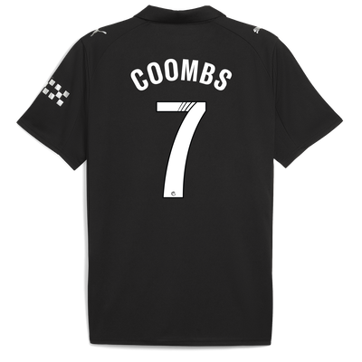 Manchester City Away Jersey 2025/26 With COOMBS 7 Printing