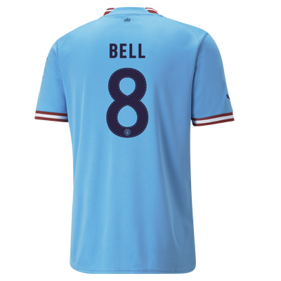 Camiseta 1ª Equipación Manchester City 2022/23 con estampado de BELL 8