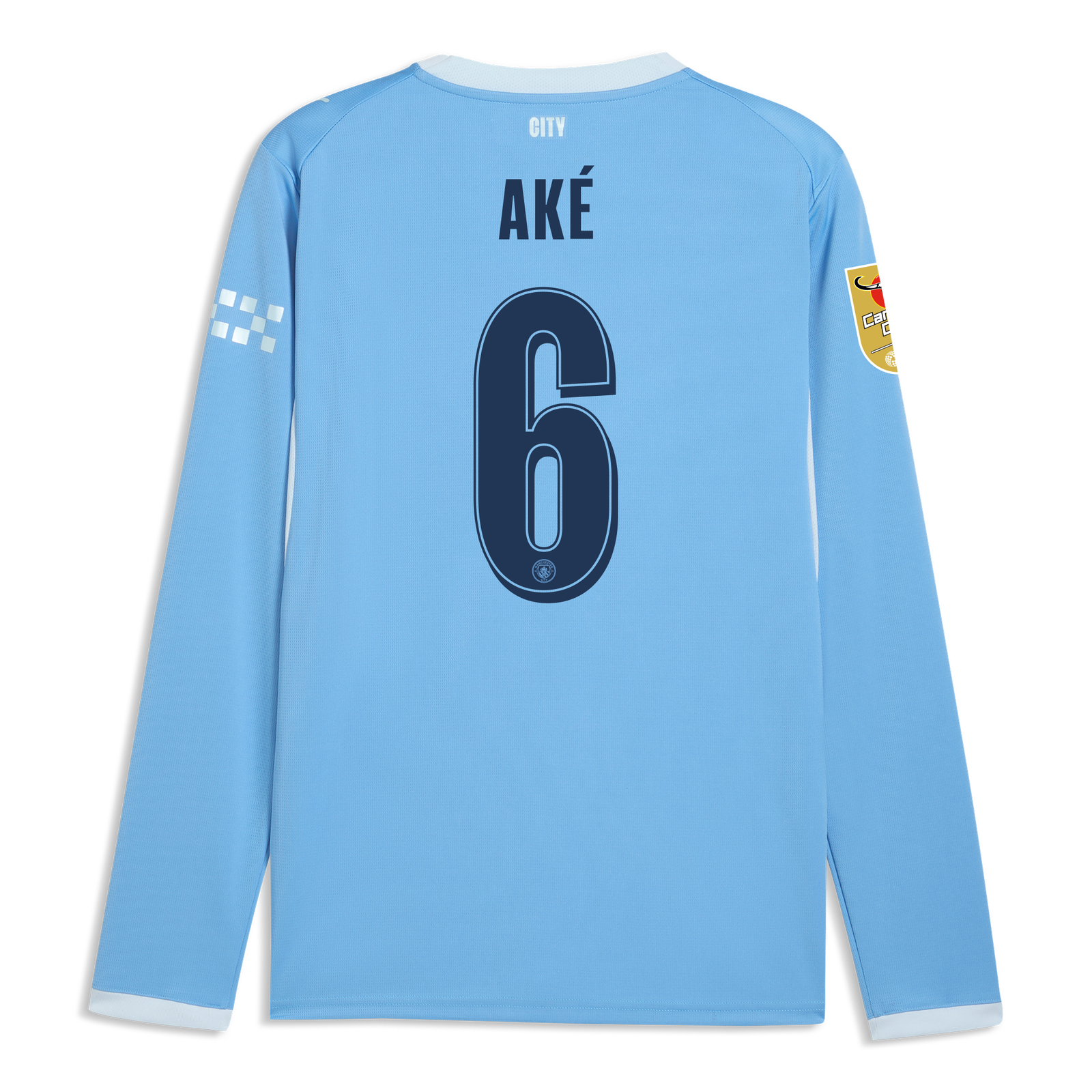 Manchester City Home Jersey 2026/27 Long Sleeve With AKÉ 6