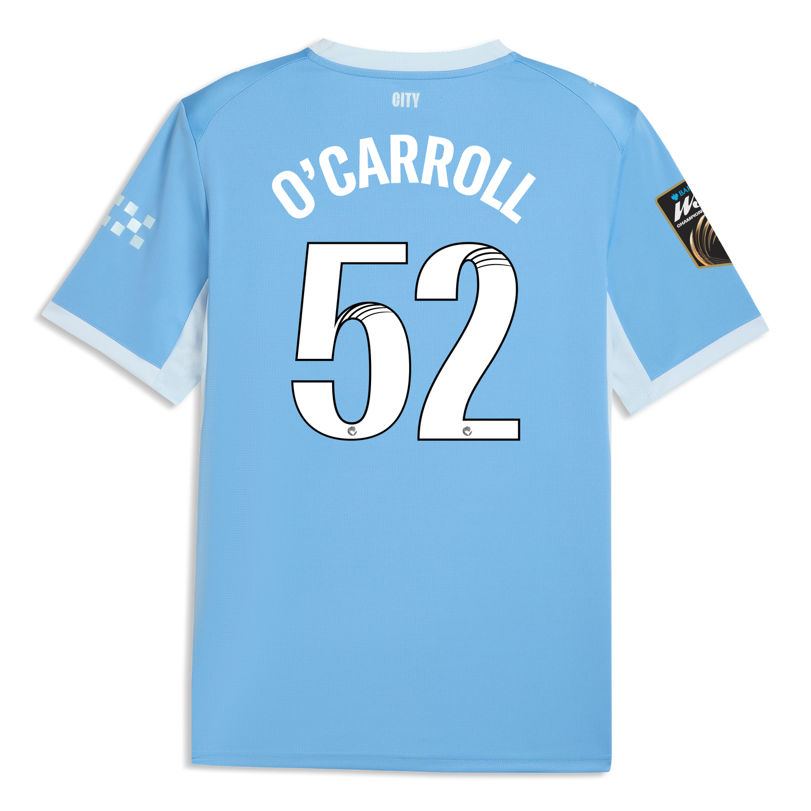 マンチェスター・シティ ホームユニフォーム 2026/27 O'CARROLL 52