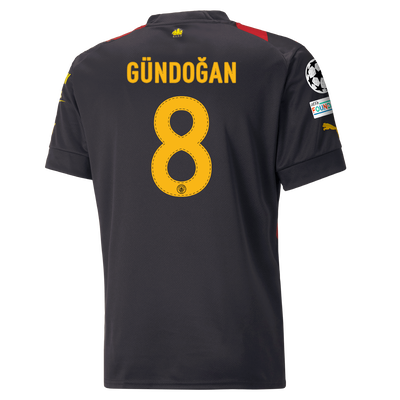 Manchester City Away Jersey 2022/23 with GÜNDOĞAN 8 printing