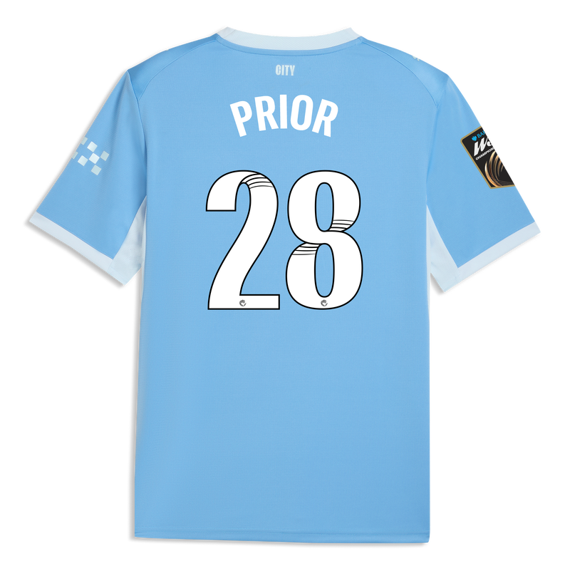 Man City Home Jersey 2026/27 With PRIOR 28 Printing  blue-icy blue - Check out all Manchester City t-shirts online - Official Manchester City FC store