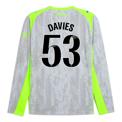 Manchester City Third Jersey 2025/26 Long Sleeve With DAVIES 53 Printing