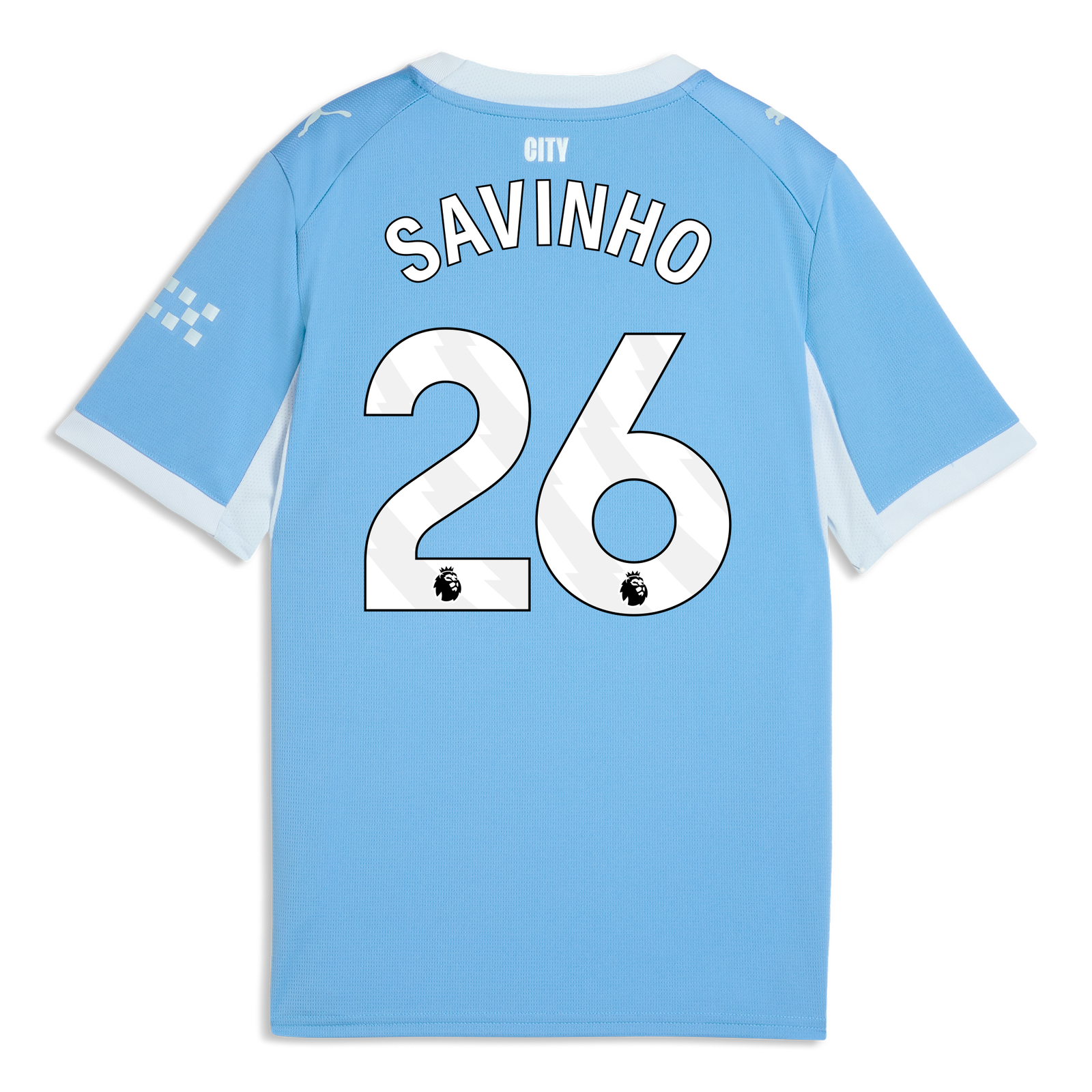 キッズ マンチェスター・シティ ホームユニフォーム 2026/27 SAVINHO