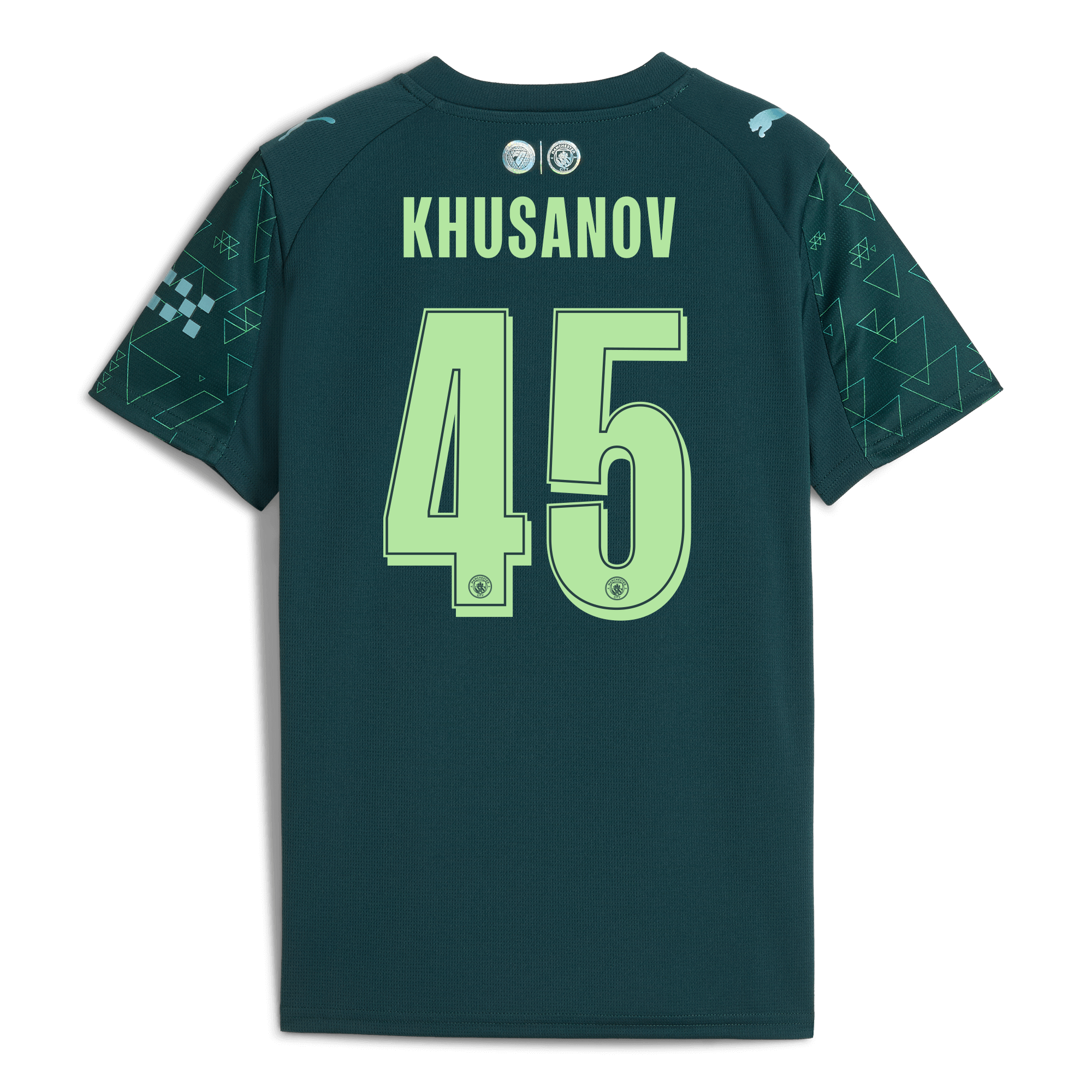 マンチェスター・シティ クサノフ ユニフォームKHUSANOV 45番 シャツ