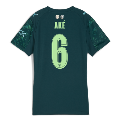 Womens Manchester City EA SPORTS FC Jersey 2025/26 With AKÉ 6 Printing