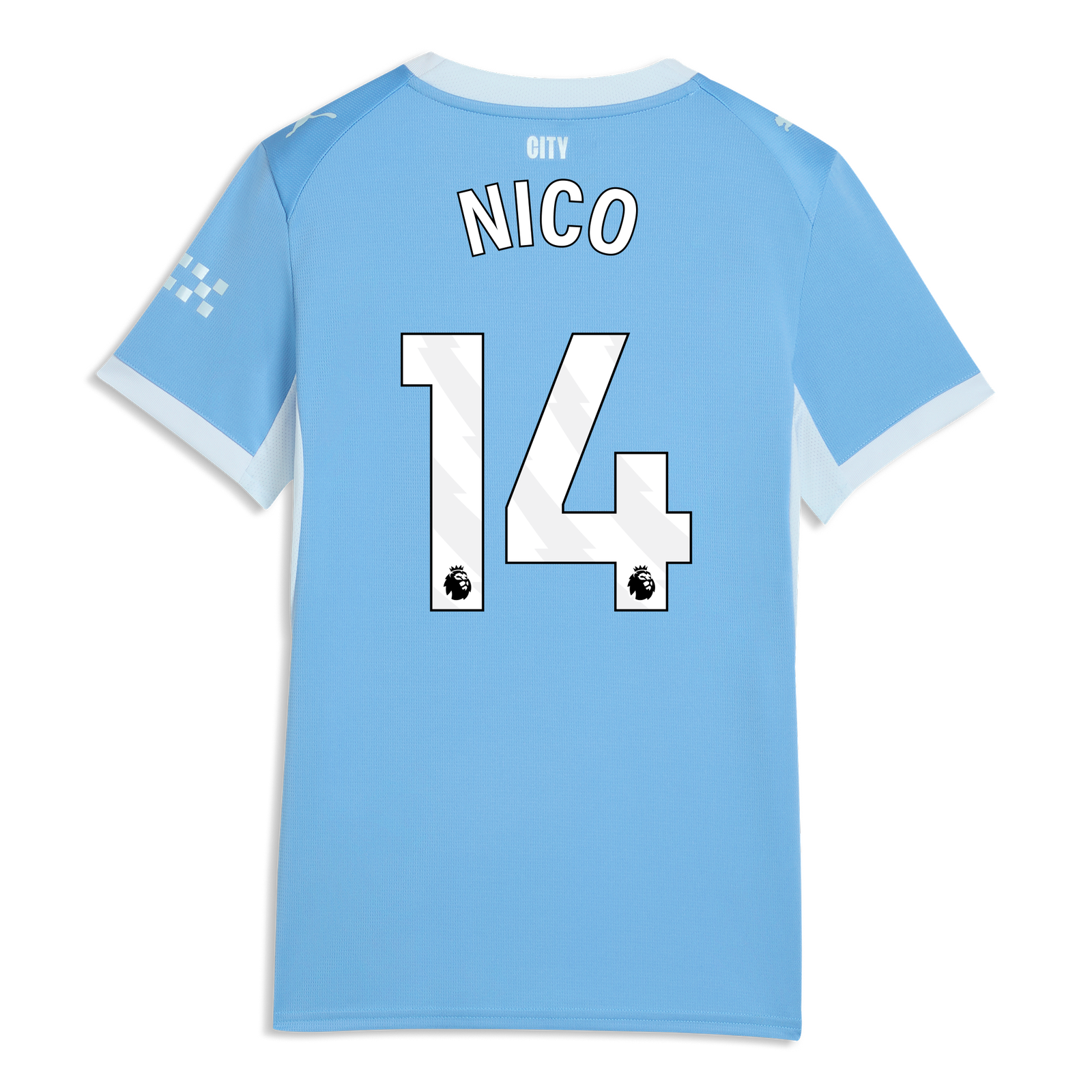 Women's Manchester City Home Jersey 2026/27 With NICO 14 Printing