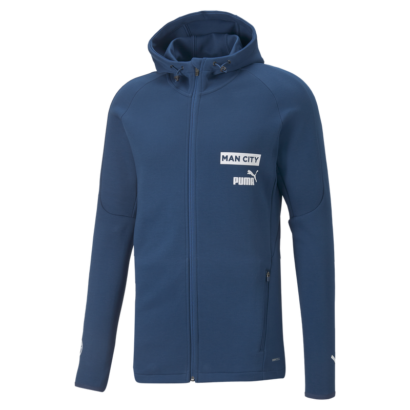 MCFC TR MENS CASUALS HOODY JACKET - blue turquoise