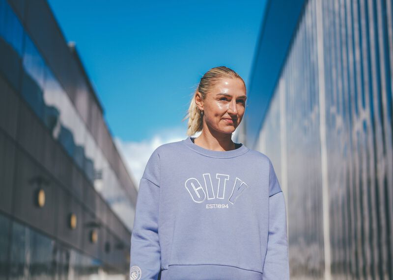 MCFC WOMENS COLLEGIATE SWEAT - blue