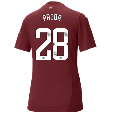 Women's Manchester City Third Jersey 2024/25 With PRIOR 28 Printing