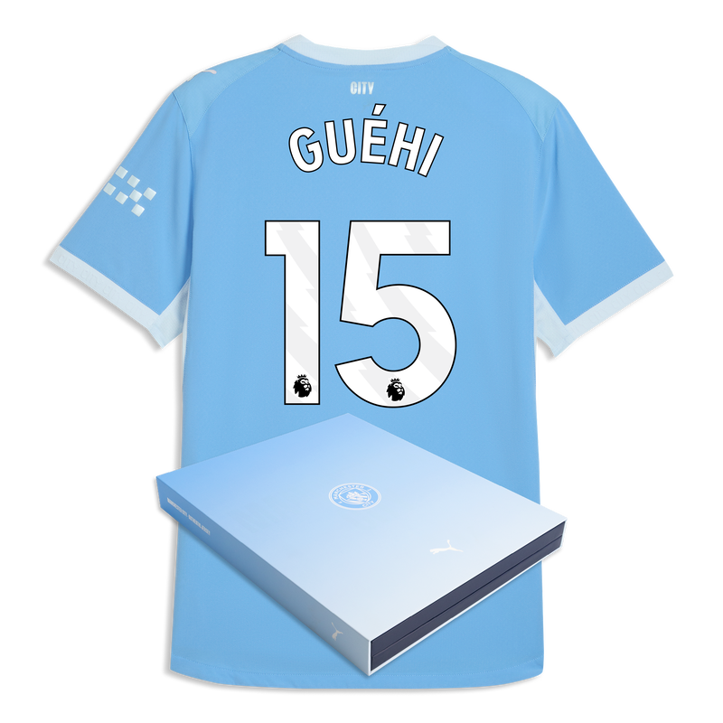 Manchester City Home Authentic Jersey 2026/27 With GUÉHI 15