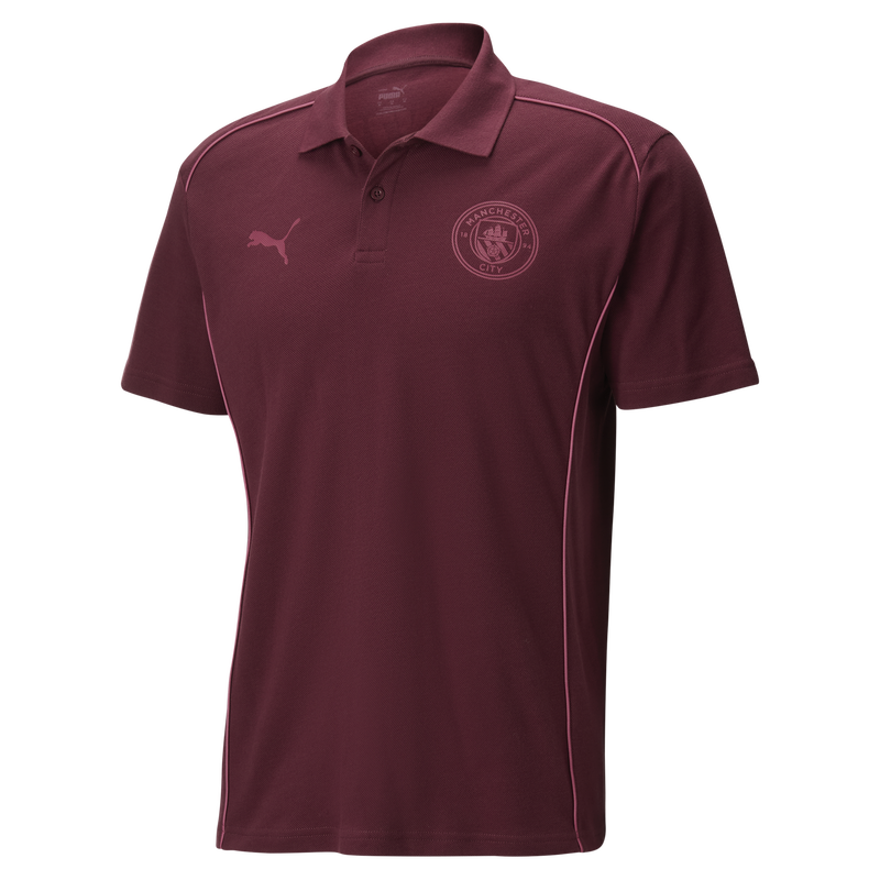 Man City Casuals Polo burgundy - Check out all Manchester City polos online - Official Manchester City FC store