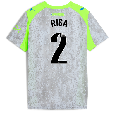 Kids' Manchester City Third Jersey 2025/26 With RISA 2 Printing