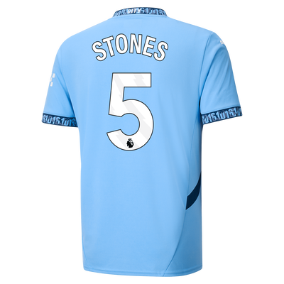 Camiseta 1ª Equipación Manchester City 2024/25 con estampado de STONES 5