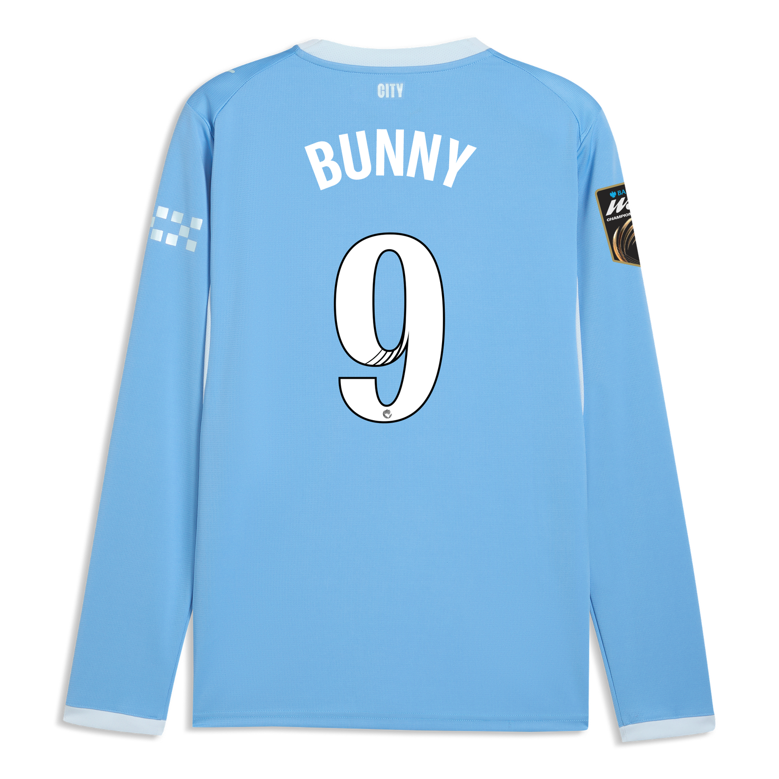 マンチェスター・シティ ホーム ユニフォーム 2026/27 長袖 BUNNY 9
