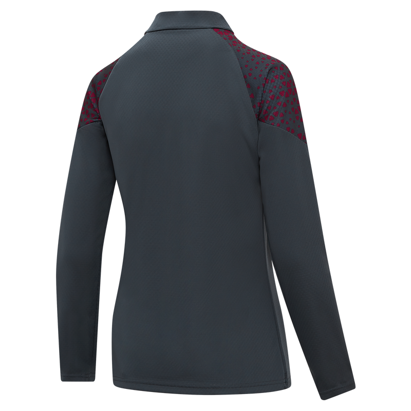 MCFC TR WOMENS TRAINING 1/4 ZIP TOP - grey