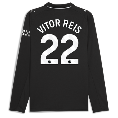 マンチェスター・シティ 2025/26 アウェイ 長袖 VITOR REIS 22プリント付き