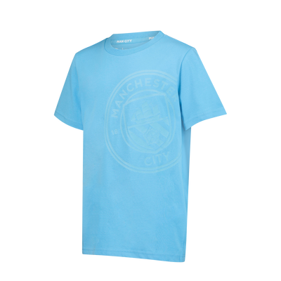 Kids' Manchester City Large Crest Tee