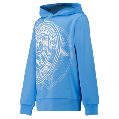 Youth Manchester City 3D Crest Hoody