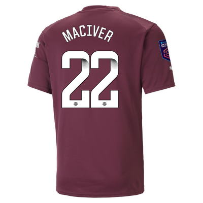 Manchester City Goalkeeper Jersey 2022/23 long sleeve with MACIVER 22 printing