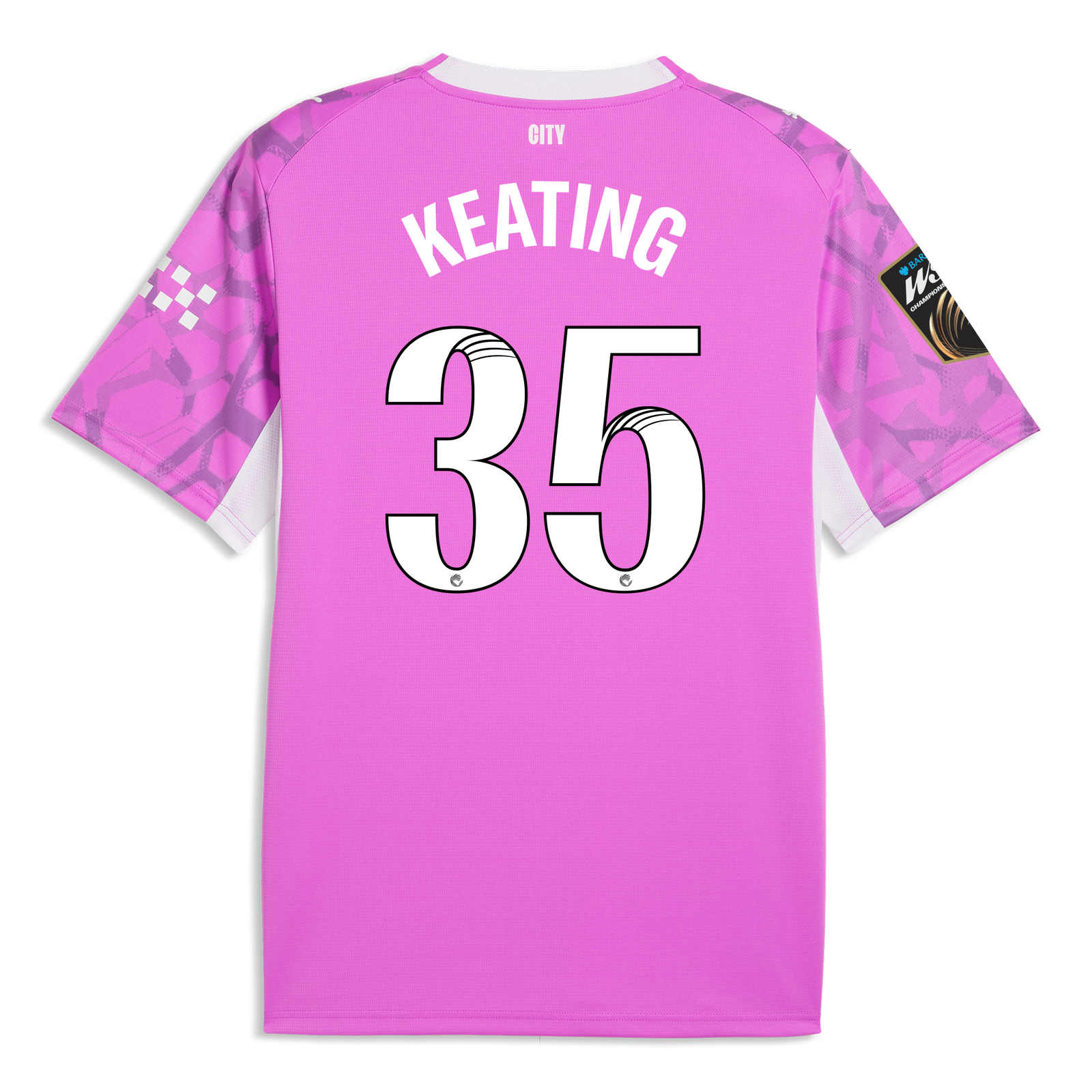 Women's Manchester City Goalkeeper Jersey 2026/27 With KEATING 35