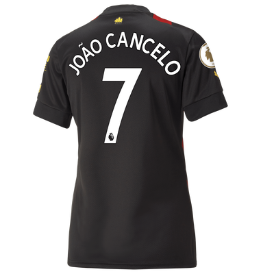 Women's Manchester City Away Jersey 2022/23 with JOÃO CANCELO 7 printing