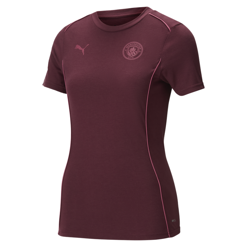 Women's Man City Casuals Tee burgundy - Check out all Manchester City t-shirts online - Official Manchester City FC store