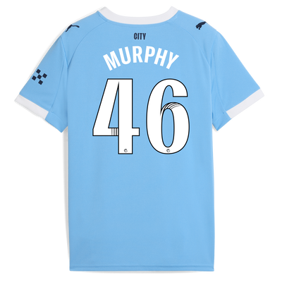 Kinder  Manchester City Heimtrikot 2025/26 mit MURPHY 46 Aufdruck