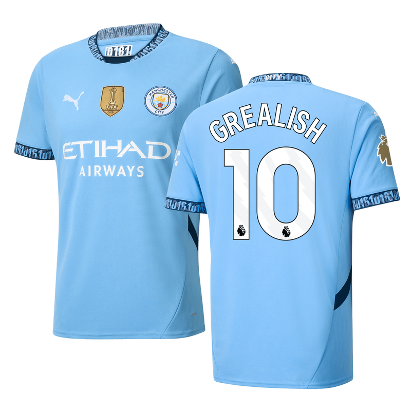 Manchester City Home Jersey 2024/25 With GREALISH 10
