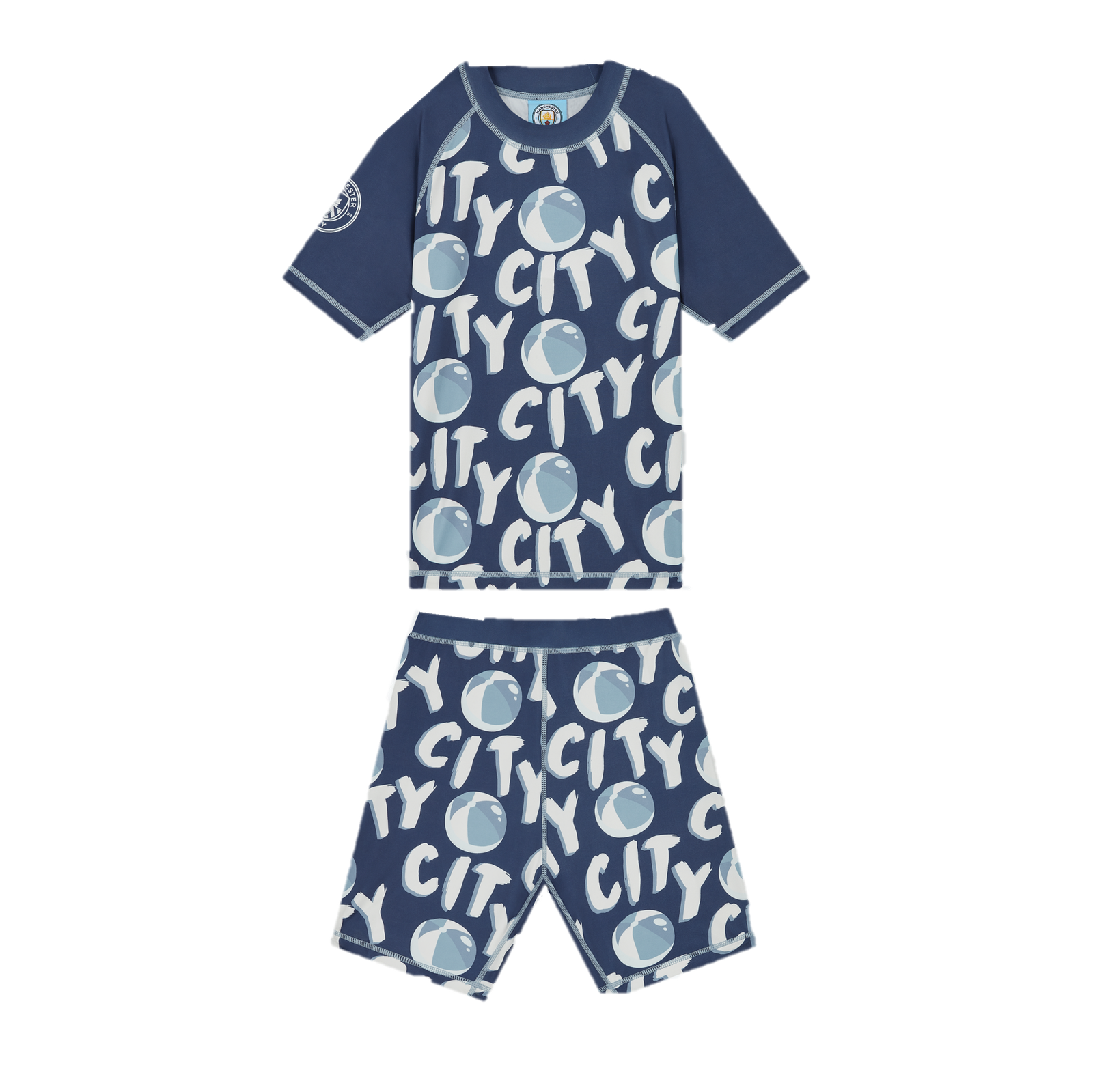 キッズ Manchester City スイムセット | Official Man City Store