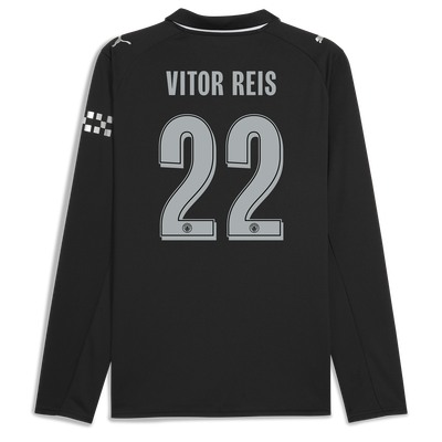 マンチェスター・シティ 2025/26 アウェイ 長袖 VITOR REIS 22プリント付き