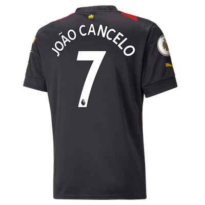 Manchester City Away Jersey 2022/23 with JOÃO CANCELO 7 printing
