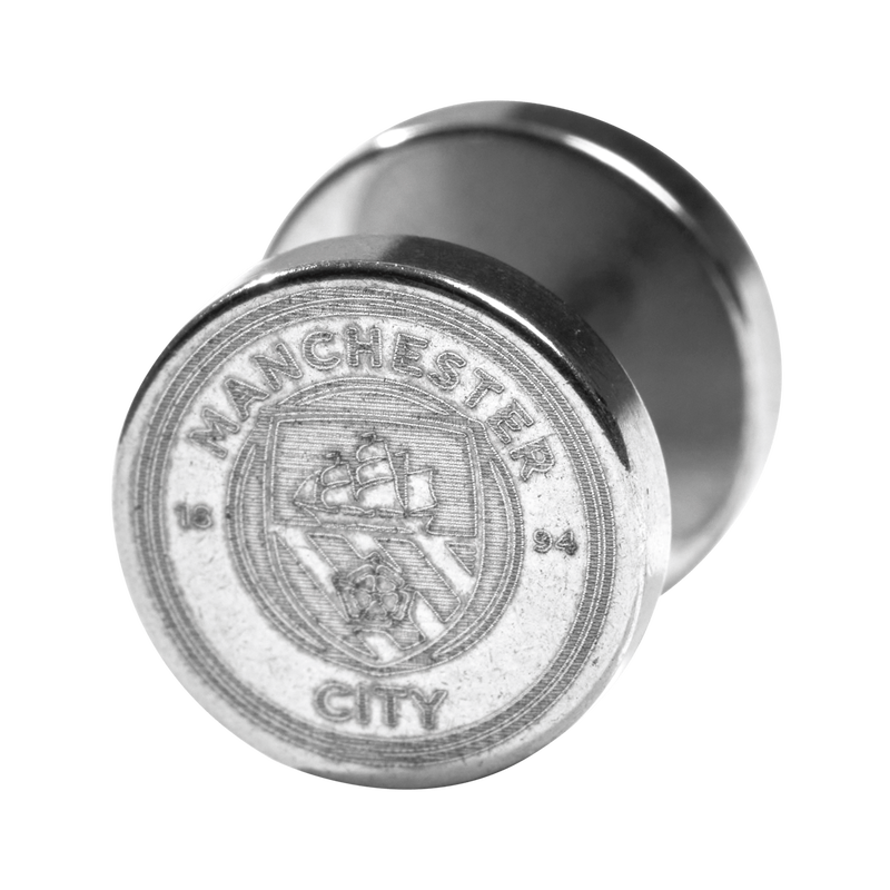 MCFC FW SS CREST EARRING - silver