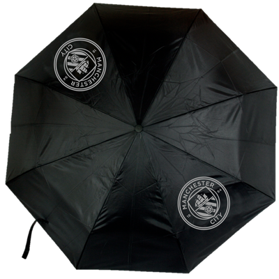 Regenschirm mit Manchester City Vereinswappen