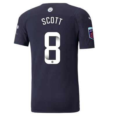 Manchester City Authentic 3rd Shirt 21/22 with Jill Scott printing