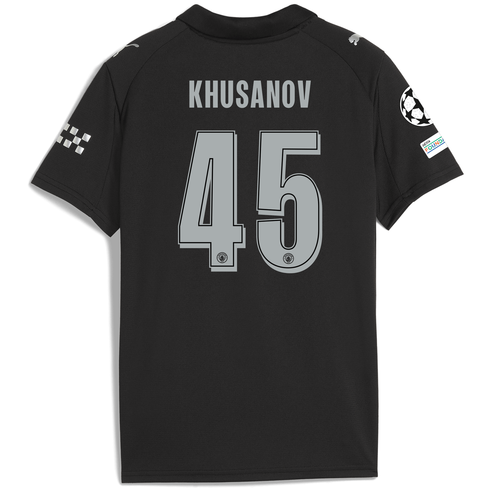 キッズ マンチェスター・シティ 2025/26 アウェイ KHUSANOV 45