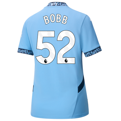 Women's Manchester City Home Jersey 2024/25 With BOBB 52 Printing