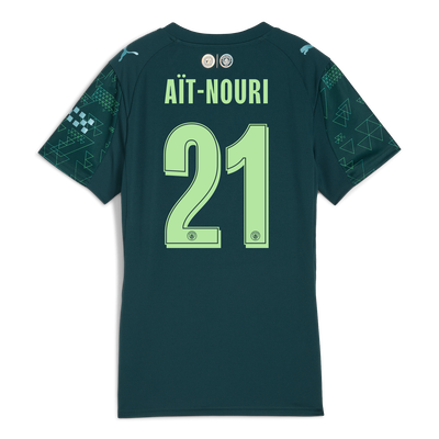 Womens Manchester City EA SPORTS FC Jersey 2025/26 With AÏT-NOURI 21 Printing