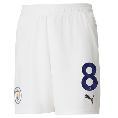 Kids' Manchester City Football Shorts 2024/25 with #8