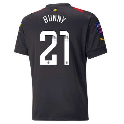 Manchester City Away Jersey 2022/23 with BUNNY 21 printing