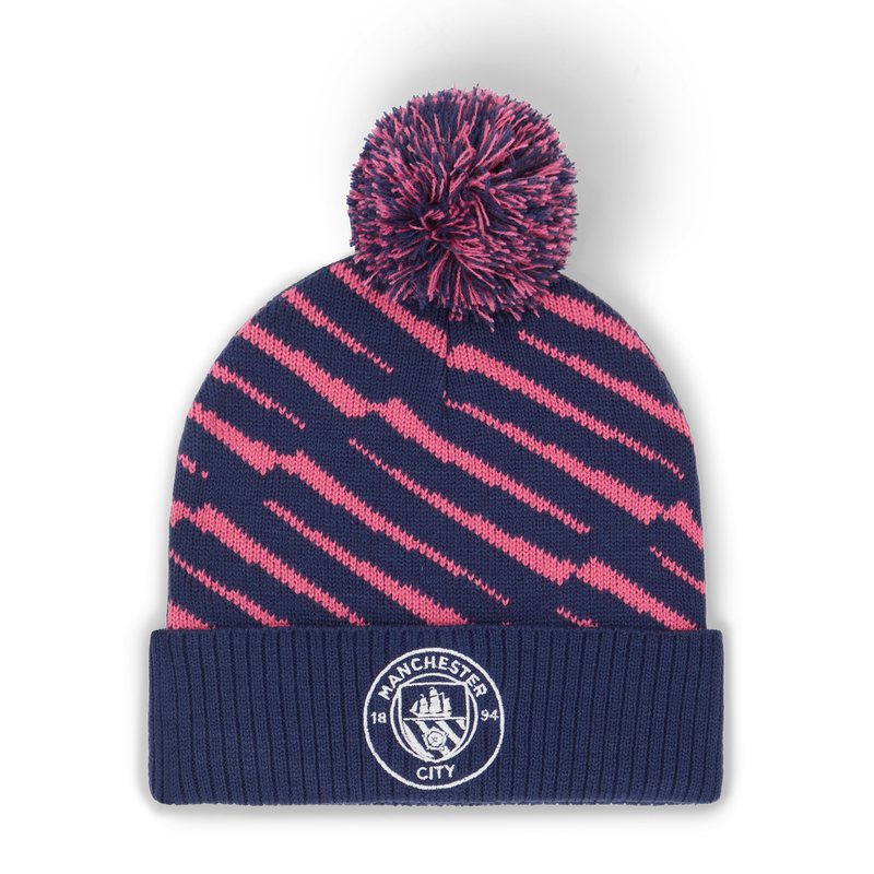 MCFC UCL LIGHTNING BEANIE - navy